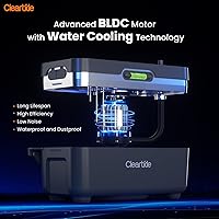 Vista 3 de Cleartide Condensate HVAC Pump, Ultra-Quiet 25dB, 1/50 HP 110 GPH, Automatic Condensate Removal Pump with Safety Switch for Air