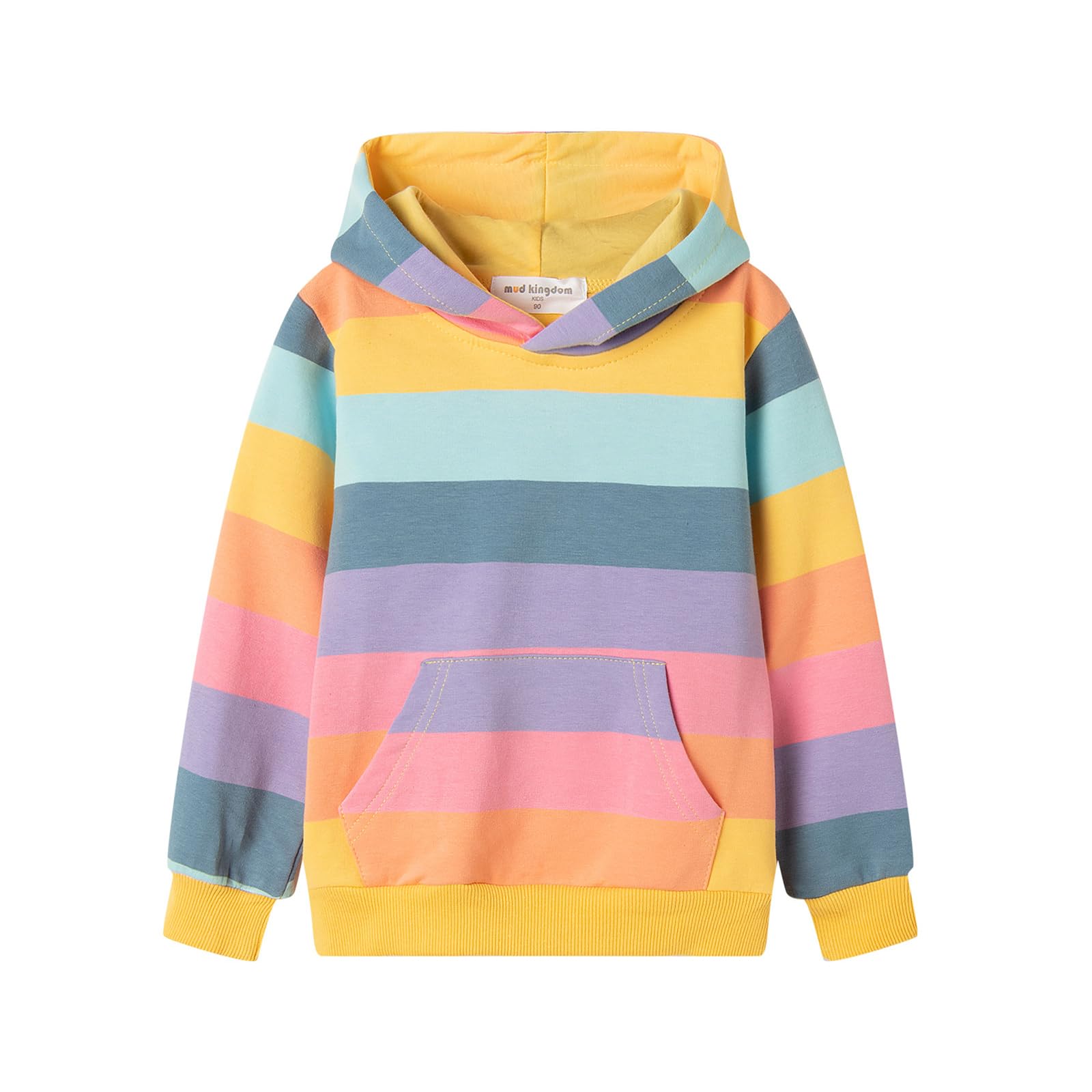 Mud Kingdom Little Girls Boys Hooded Sweatshirt Jersey Cotton Pullover Fashion Spring Fall