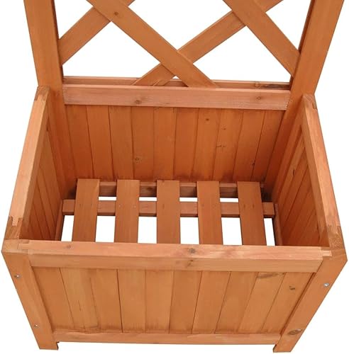 Miniatura 8 de WEMYUFURN Trellis Planter 2' 4" x 11.8" x 4' 5",Raised Garden Bed,Outdoor Planters for Flower Herb Garden