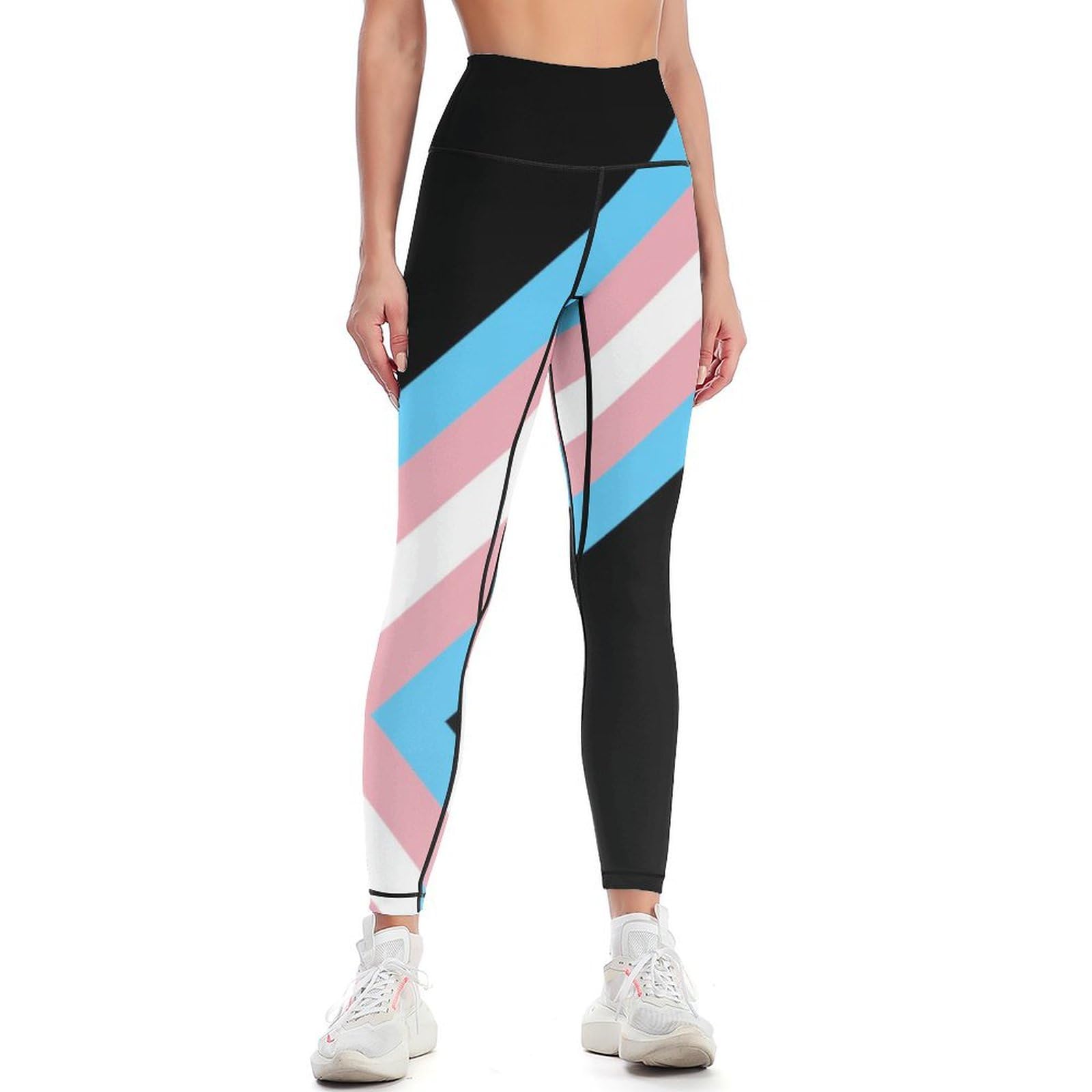 Kwqdozf Women's As Pic Lgbtq Transgender Pride High Waist Yoga Pants Sports Leggings