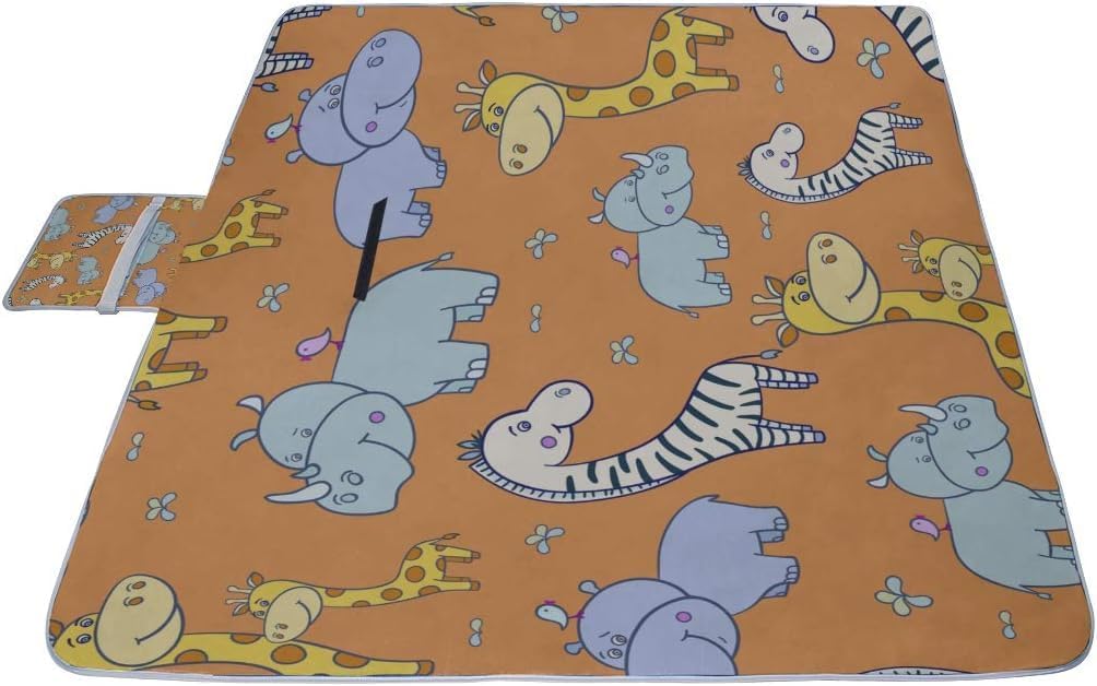 レジャーシート 太いカバ ピクニック 折りたたみ 撥水 アウトドア クッション マット コンパクト 花見 運動会 キャンプ 遠足 花