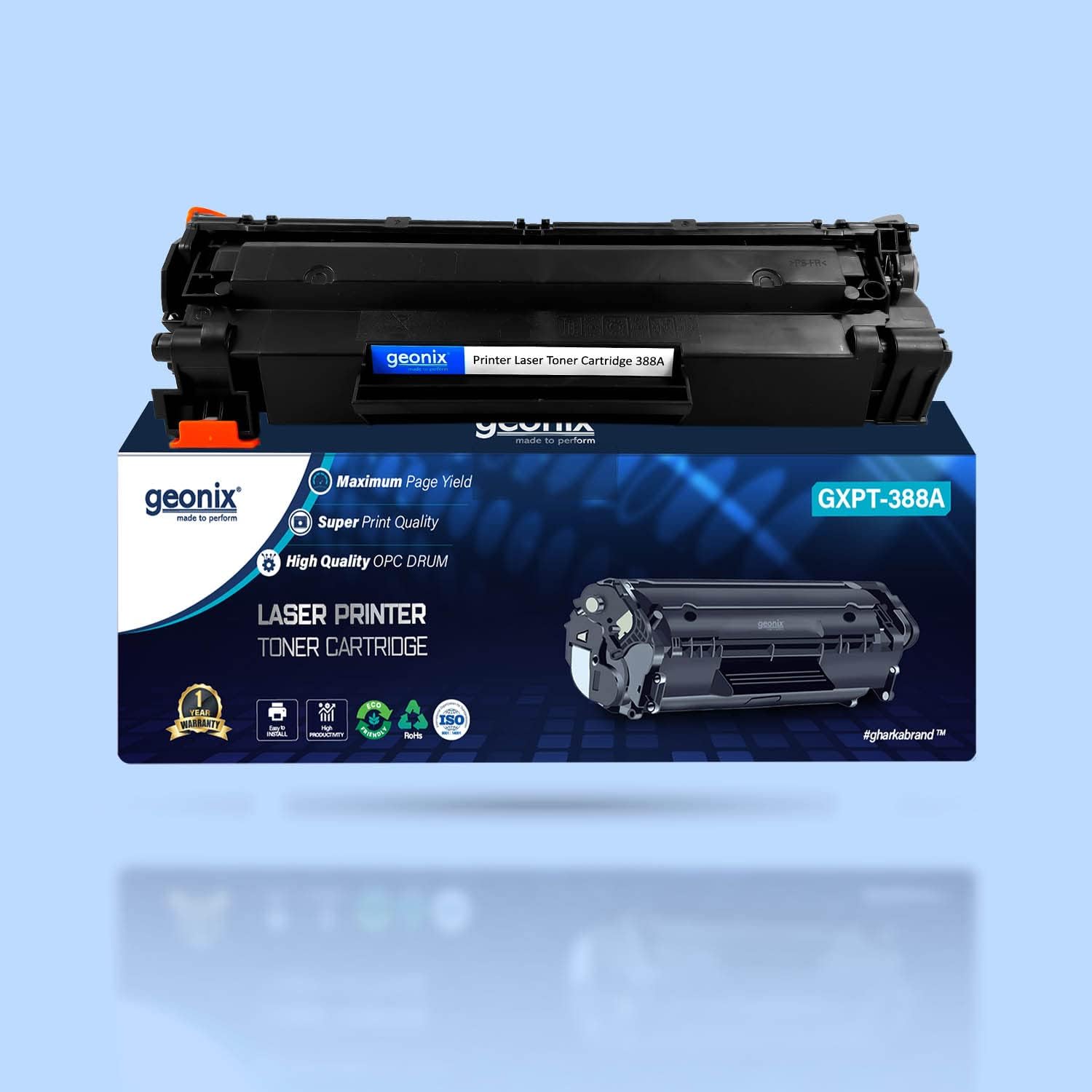 GEONIX Printer Toner Cartridge 388A Compatible with HP Laserjet P1007