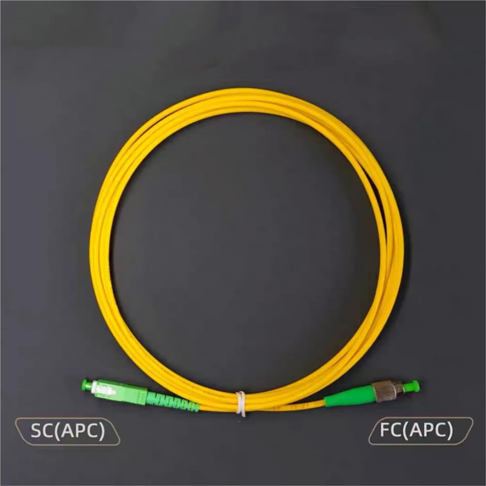 FCAPC-SCAPC cavalier de fibre optique 1-100m cordon de raccordement Simplex monomode 1m 2m 3m 5m 10m 20m 30m câble d'extension FTTH p-fibre optique(FCAPC-SCAPC 40m)
