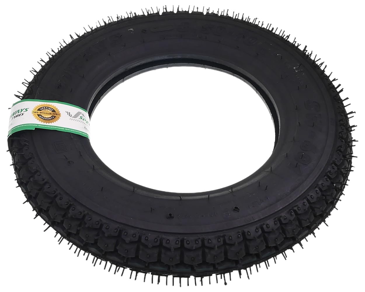 2x 2EXTREME Speedways Reifen Set 3.50-10 51J TT kompatibel mit Vespa PX 125 | Profil SW-601 Tubetype, Set für Vorder- und Hinterrad; kompatibel mit Piaggio Sfera 80, Peugeot Speedfight 2, Rex RS 500
