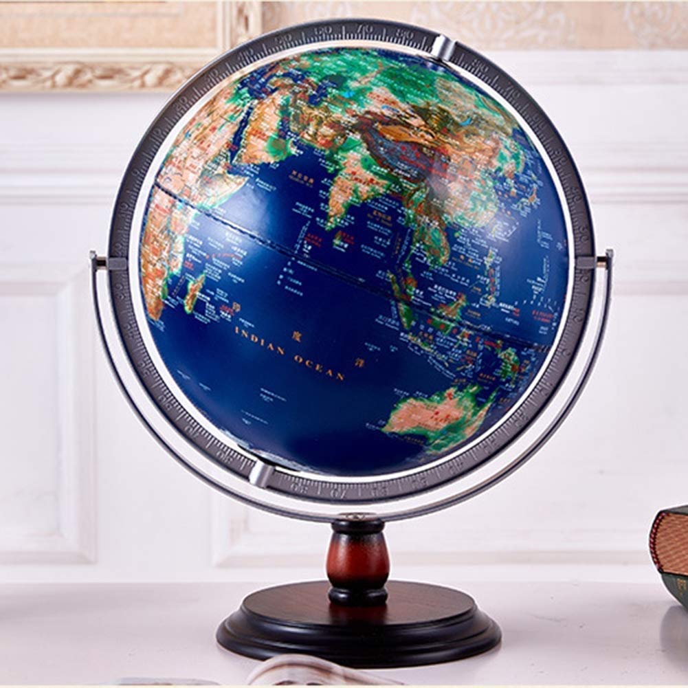 Floating Globe Globe Map Students Teaching and Learning Educational Rotating Globe World Model Study Decoration - 30cm in Diameter 12-inch
