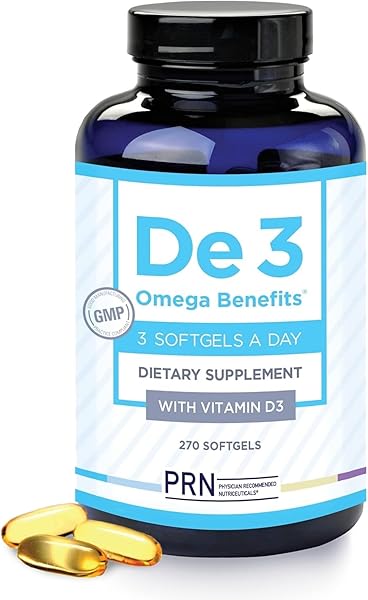 De3 Dry Eye Ultra Pure rTG Omega 3 – Support for Dry Eyes - 2400mg EPA & DHA – New & Improved-Burpless-3 per Day Serving, 3-Month Supply