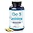 De3 Dry Eye Ultra Pure rTG Omega 3 - Support for Dry Eyes - 2400mg EPA & DHA - New & Improved-Burpless-3 per Day Serving, 3-Month Supply