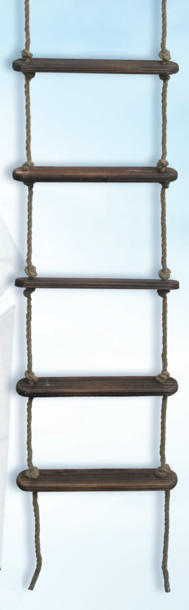 HS Decorative Nautical Rope Ladder w/Wood Steps