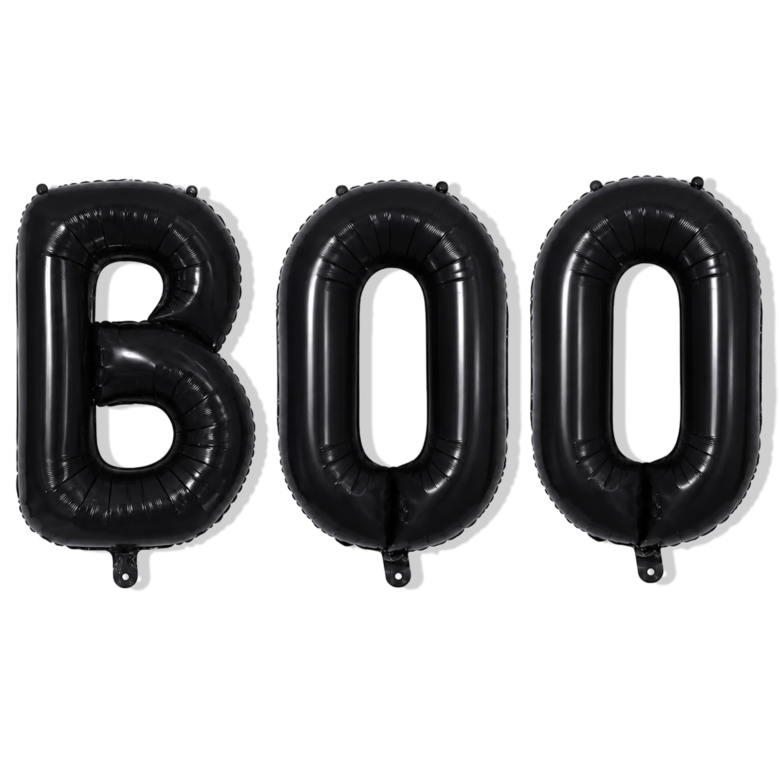 40 Inch Black BOO Foil Letter Balloons Halloween Party Decorations