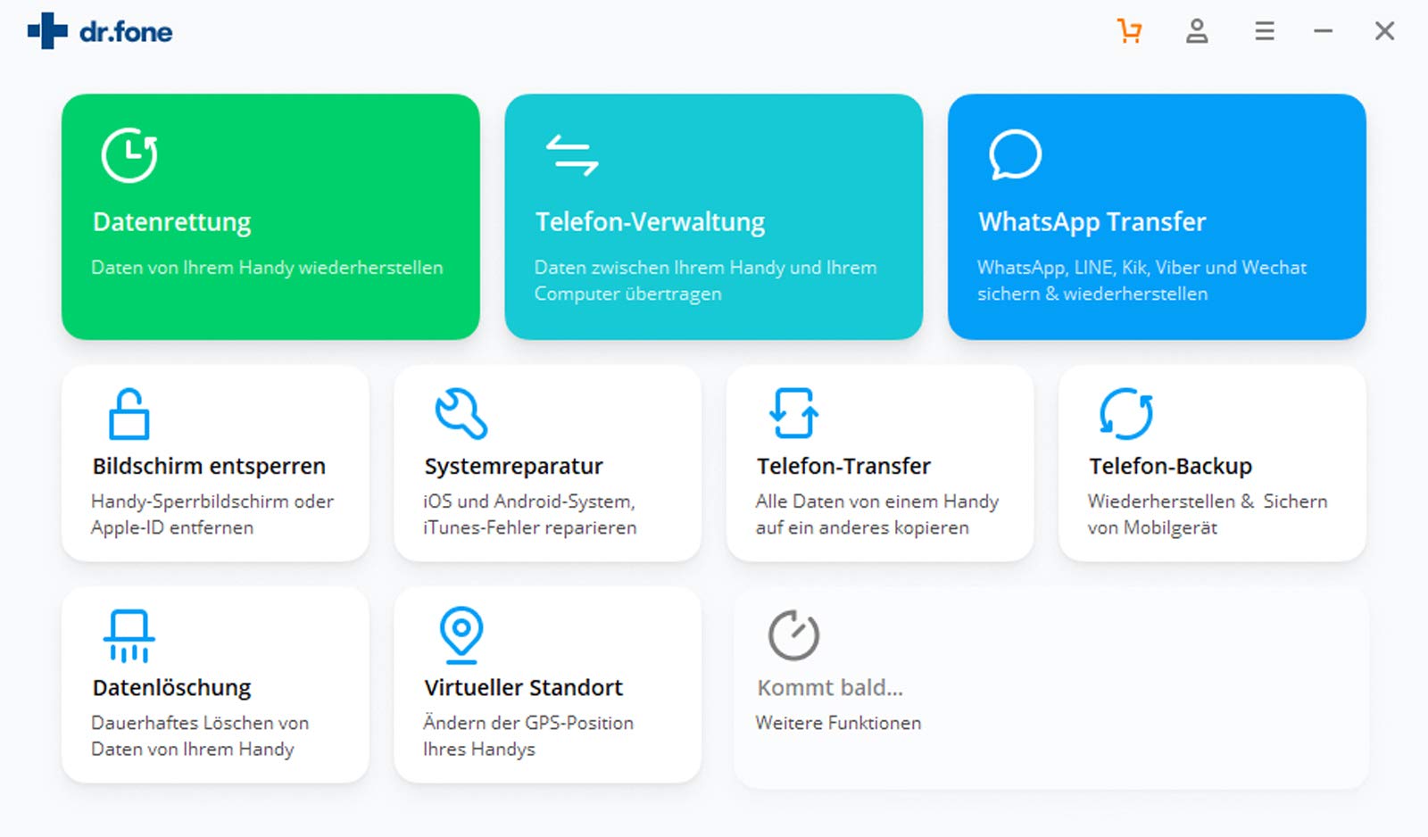 Wondershare Dr. Fone Toolkit | iOS - 1 Jahr / bis zu 5 Mobile Geräte | PC | PC Aktivierungscode per Email