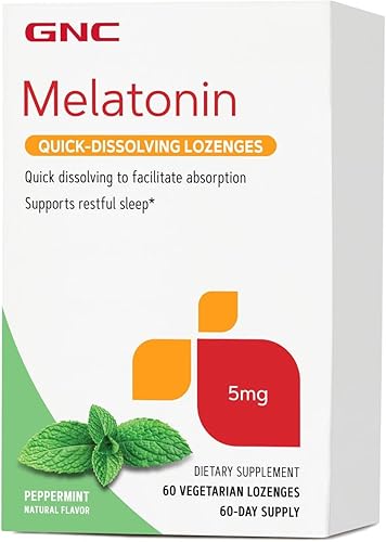 GNC Pastillas de disolución rápida de melatonina 5 mg - 60 pastillas (60 porciones) disponible en Yaxa Costa Rica