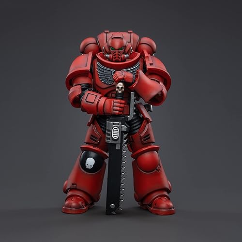 Miniatura 7 de Pipigirl JoyToy × Warhammer Genuine License 118 Figuras de acción de soldado, kits de modelos de guerrero extremo militar militar de 4 pulgadas