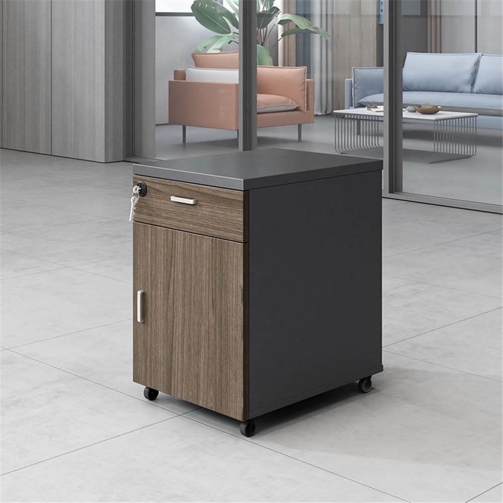 Organizer per archivio da ufficio con finitura nera, accessori da scrivania per computer per casa e ufficio Mobili per ufficio Armadietto di archiviazione per la gestione delle informazioni
