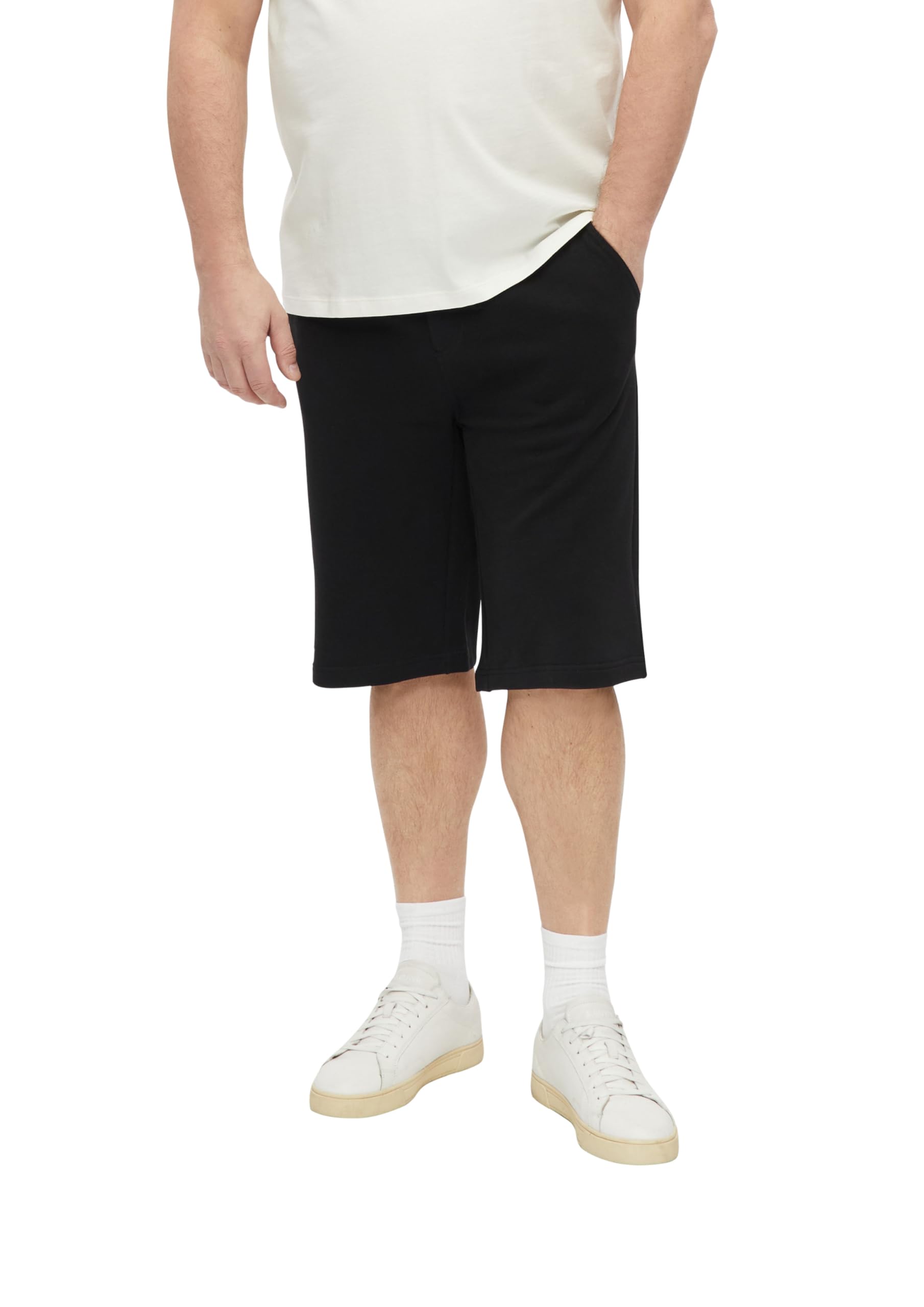 s.Oliver Men's Bermuda Shorts Relaxed Fit 2181011, Black, 3XL