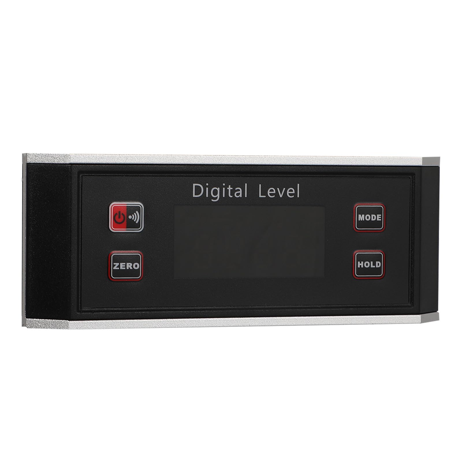 IMIKEYA Inclinómetro Transportador Digital Nivel Electrónico de Burbujas Abs Negro Base en V Imanes Modo de Medida Total y Relativa para Medicina, Madera y Mecánica