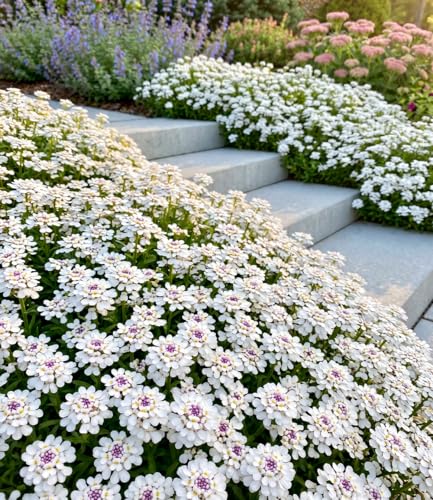 BALDUR Garten 3x Winterharter Bodendecker Iberis 'Masterpiece®', Pflanzen im 9x9 cm-Topf...