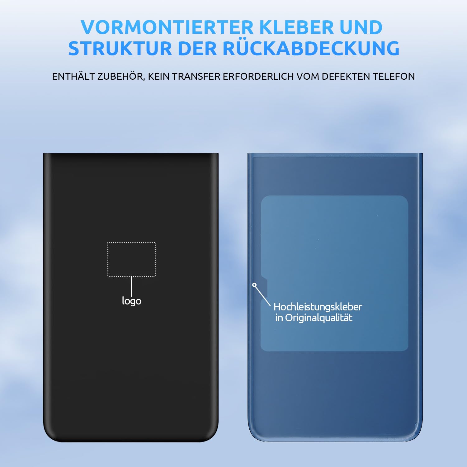 GREEN FUSION Rückseitenglas Für Pixel 8 Pro (oberer Teil) – Inkl. Reparaturwerkzeug & Kleber