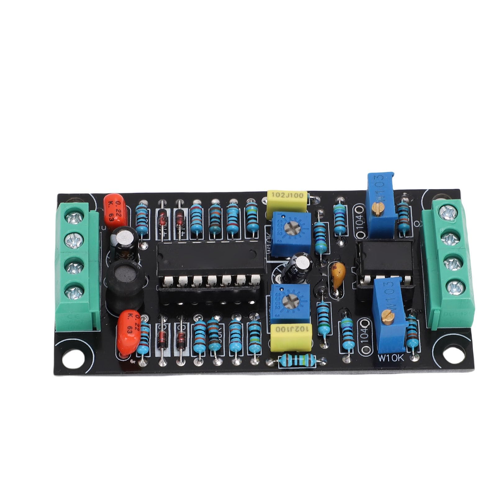 Generic Scheda Driver VU Meter Precisa, Efficiente Modulo di Pilotaggio Amplificatore a Doppio Canale per Sistemi Audio con Basso Consumo Energetico per un Facile Utilizzo, PCB 1 Pezzo