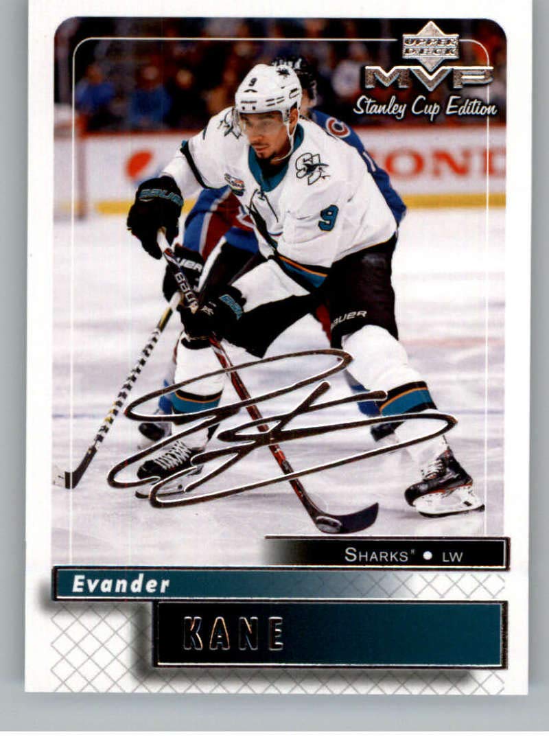 Amazon.com: 2019-20 Upper Deck MVP Stanley Cup Edition 20th Anniversary  Silver Script Hockey #43 Evander Kane San Jose Sharks Official NHL Trading  Card From UD : Collectibles & Fine Art
