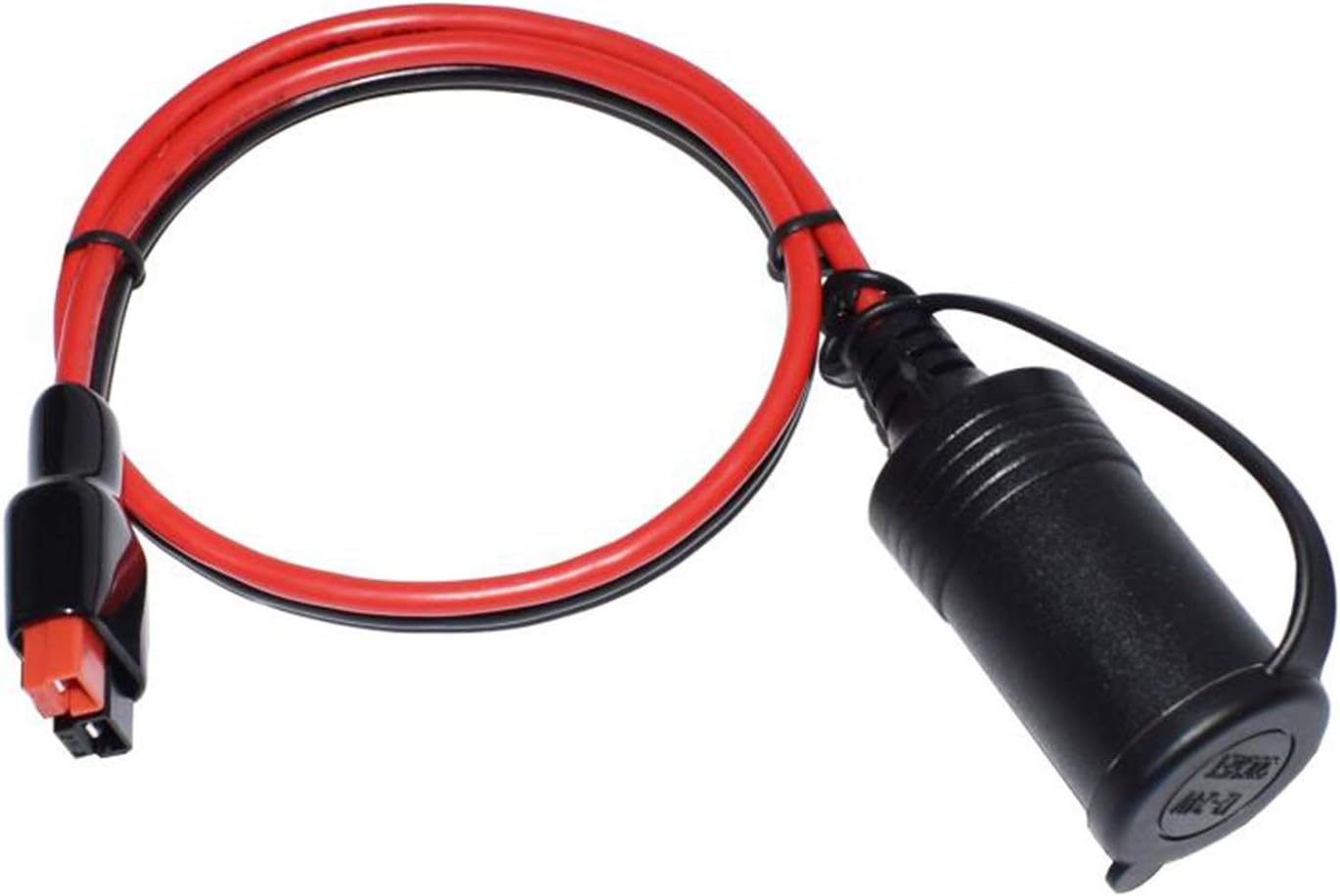 45A Connector to12V Female Cigarette Lighter,12AWG Heavy Duty Cable, Compatible with Anderson Powerpole For Device Transfer/Connection-1.6ft/0.5m