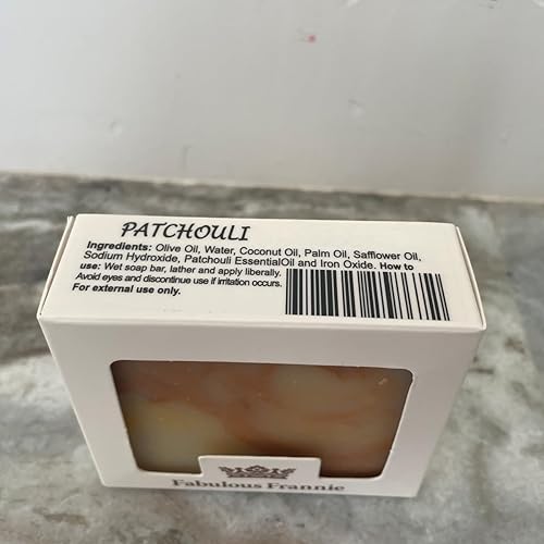 Miniatura 5 de Fabulous Frannie Jabón de hierbas natural de pachulí, 4 onzas, hecho con aceites esenciales puros