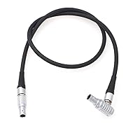 Vista 1 de Cable de código de tiempo para ambient Lockit a RED Komodo X V-Raptor 8K cámara 5 pines a EXT 9 pines ángulo recto 20 pulgadas