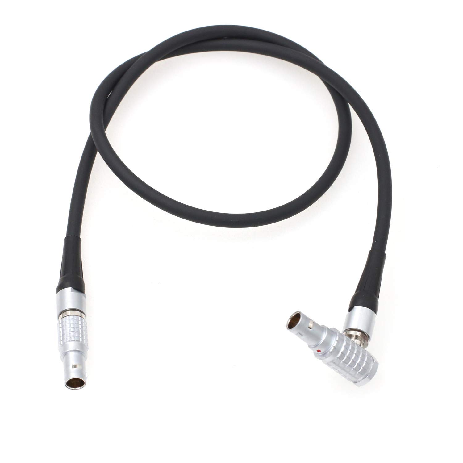 HangTon Timecode Cable for RED Komodo 6K V-Raptor 8K Camera 5 Pin to EXT 9 Pin Right Angle 3'