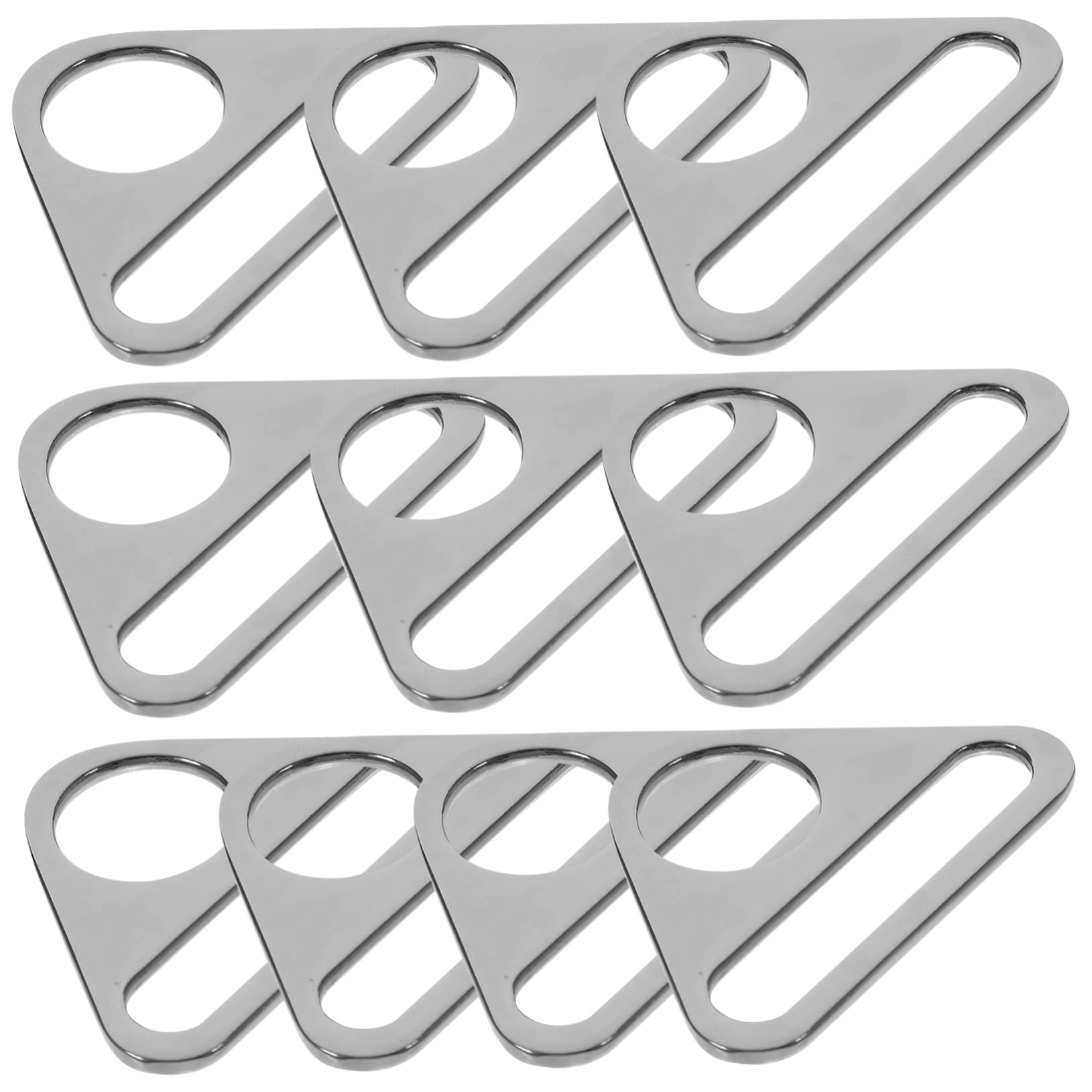 3 Set Di Fibbie Triangolari Di Lavorazione Retrò Pratiche Per Fibbie Artigianali in Lega Di Zinco Di Ricambio 10 Pezzi * 3