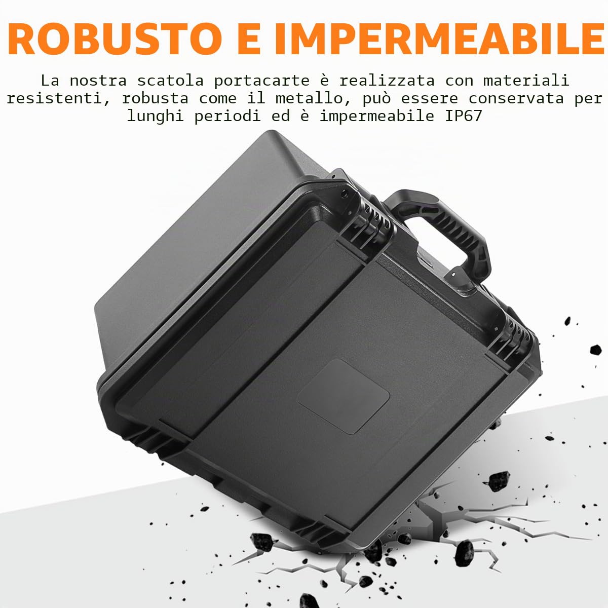 Scatola portaoggetti per carte di credito, compatibile con porta carte magnetiche PSA CSG SGC e caricatori superiori, scatole impermeabili – 3 scomparti personalizzati per carte graduate