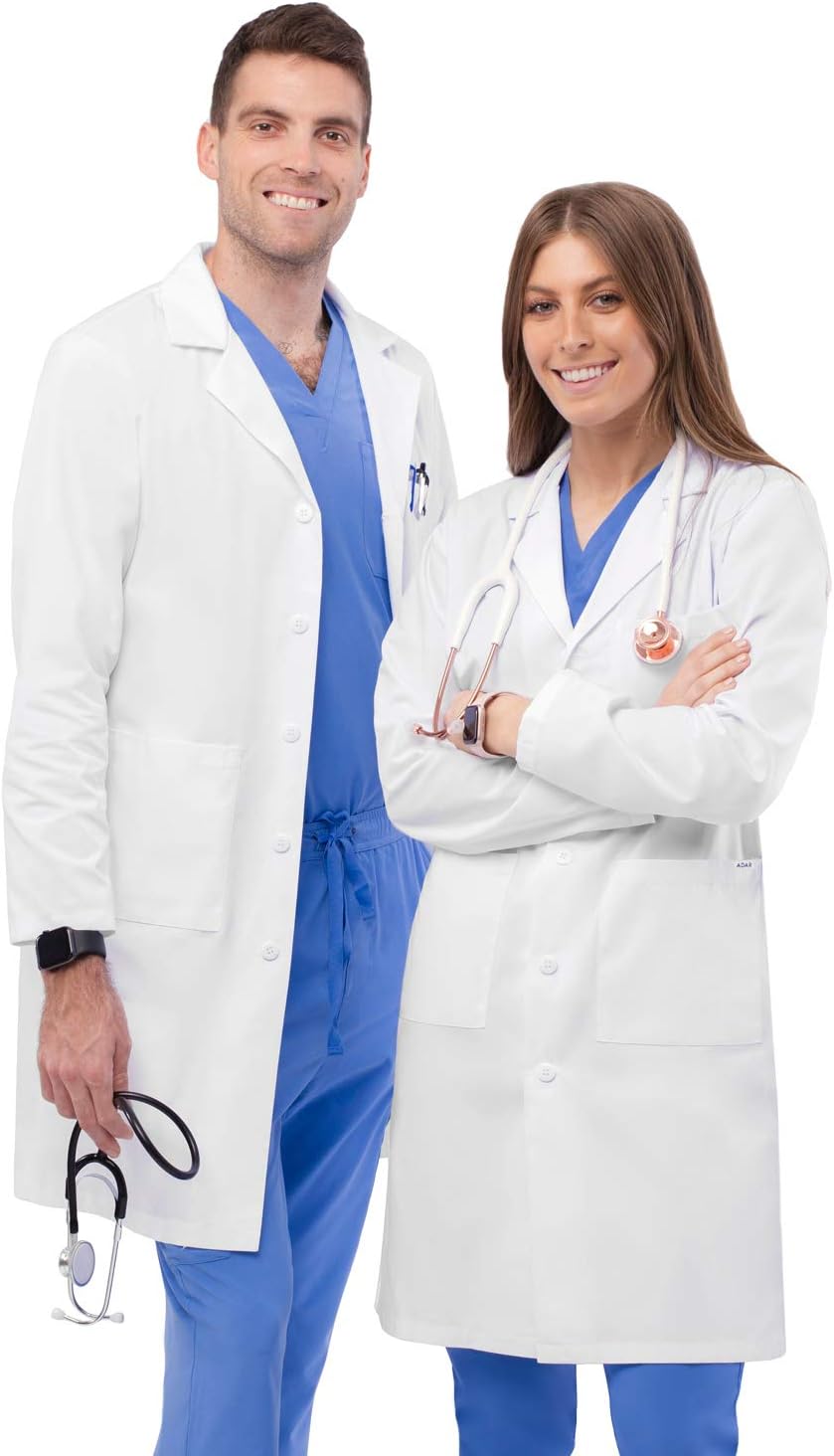 Adar Universal Unisex Lab Coats - Midriff 39" Lab Coat