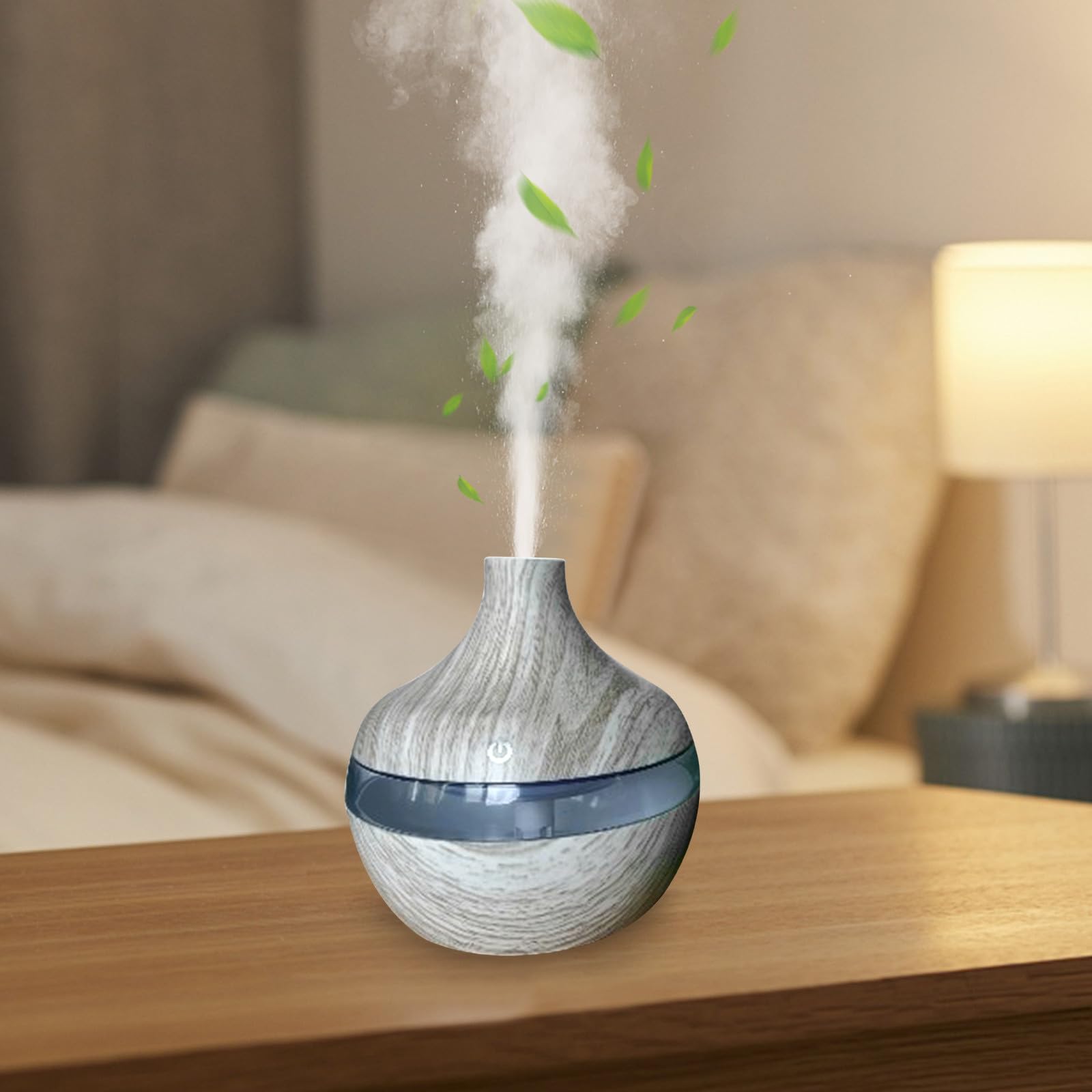 Hedgx Portable Mini Humidifier, Aroma Essential Oil Diffuser LED Aroma Aromatherapy Humidifier, Diffuser for Bedroom Travel Car Office Home Whole House， Gift for Friends