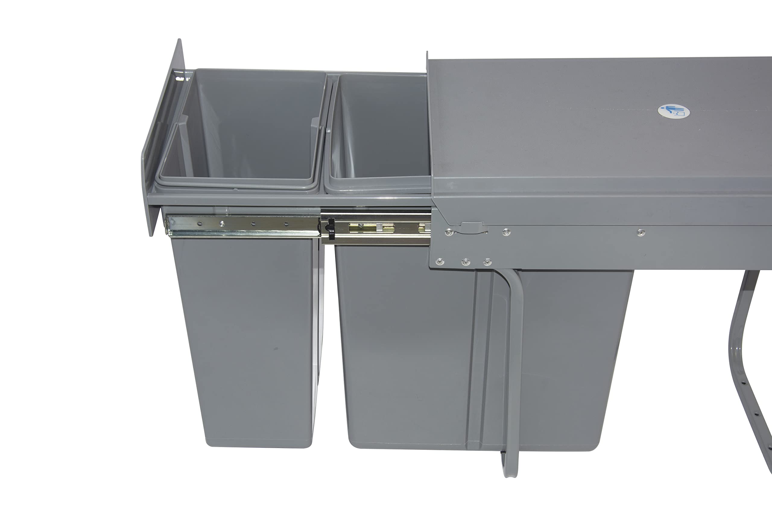 jxgzyy Pull Out Trash Can Under 20 Quart + 10 Quart (8 Gallon