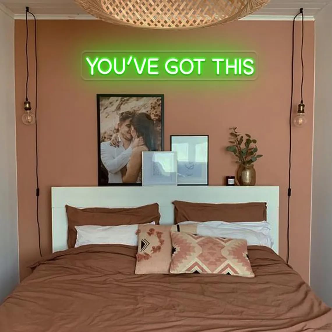 Xusdamyj You’ve Got This Neon Sign,Motivational Quotes Decor,Inspirational Wall Light,Motivational LED Sign,Office Quote Wall Decor,Dorm Wall Light