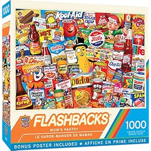 MasterPieces – Mom’s Pantry 1000 Piece Jigsaw Puzzle, Fun for Adults & Family, Non-Glare Finish, 19.25″ x 26.75″, Nostalgic Design