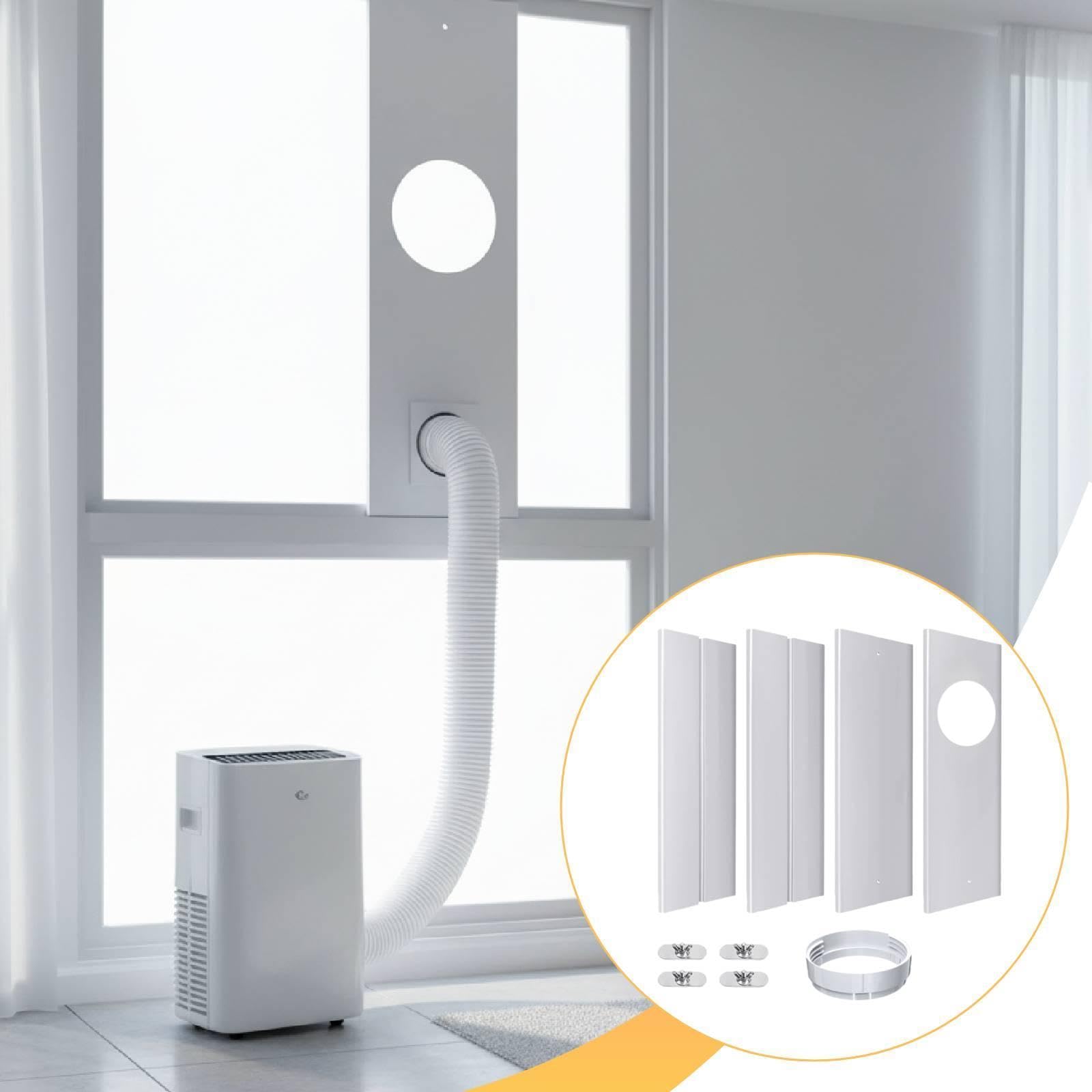 Kit de Ventilación para Ventanas de 4 Piezas Fabricado en PVC, Piezas de Reparación, Kit de Ventilación para Ventanas
