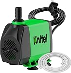 Knifel 200GPH Submersible Water Pump(750L/H,16W),Ultra Quiet Fountain Pump with 5.2ft. High Lift,Pond Pump for Fish Tank, Pond, Aquarium, Statuary, Hydroponics.