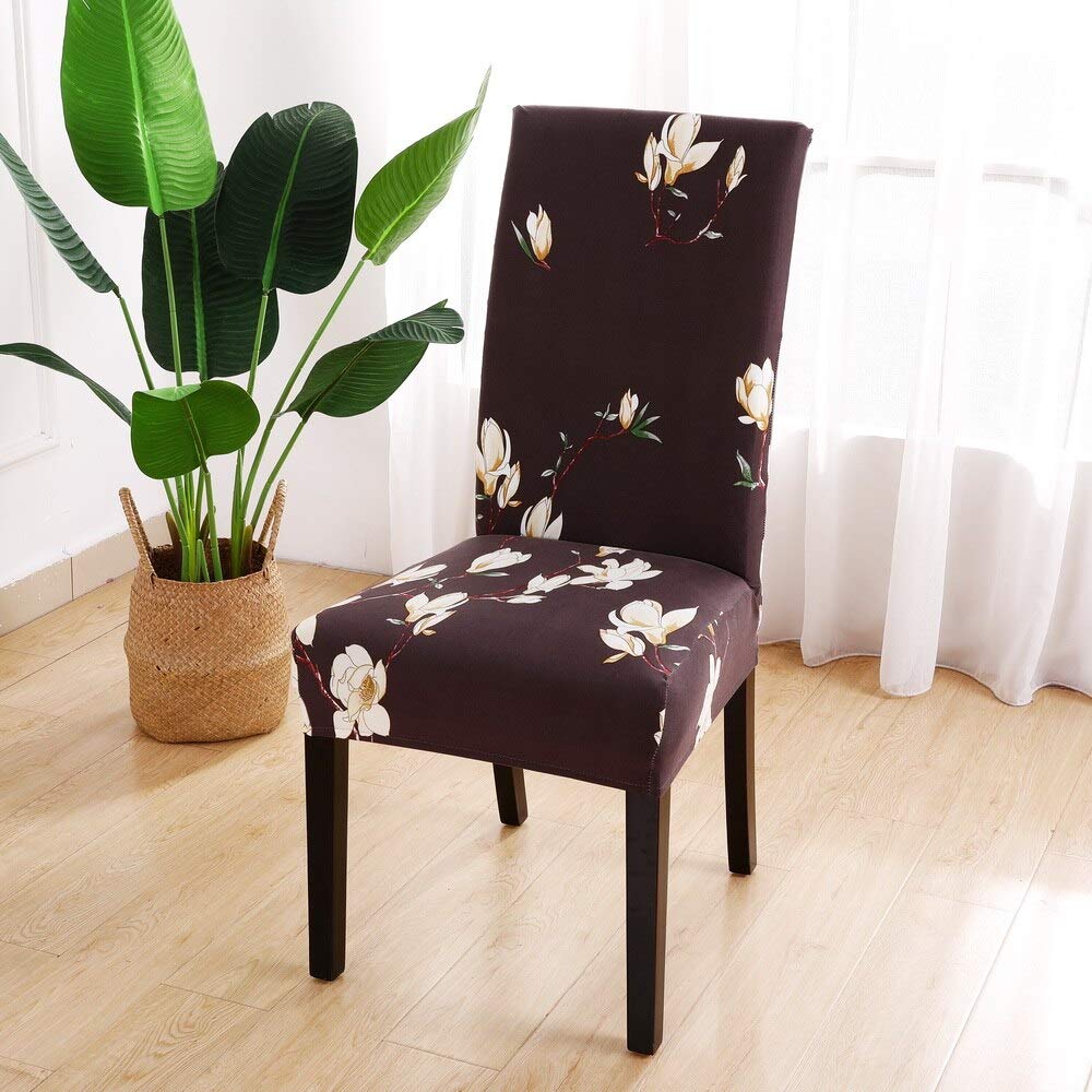 Housse de chaise extensible lot de 6 protections de chaises universelles pour salle à manger