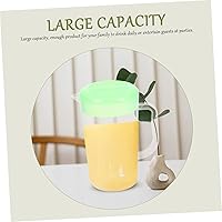 Vista 2 de Jarra de plástico de gran capacidad para servir agua para soporte de limonada, suministros de jugos, té helado y más entretenimiento y uso diario