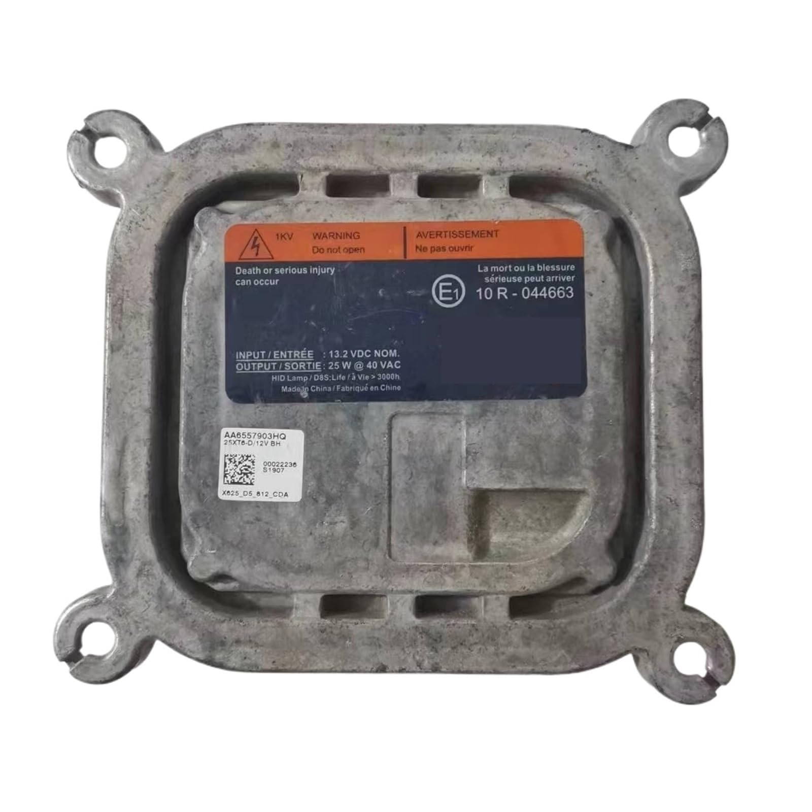 Balasto xenón D8S de encendido rápido y estable para faros de cuatro esquinas 10R-044663