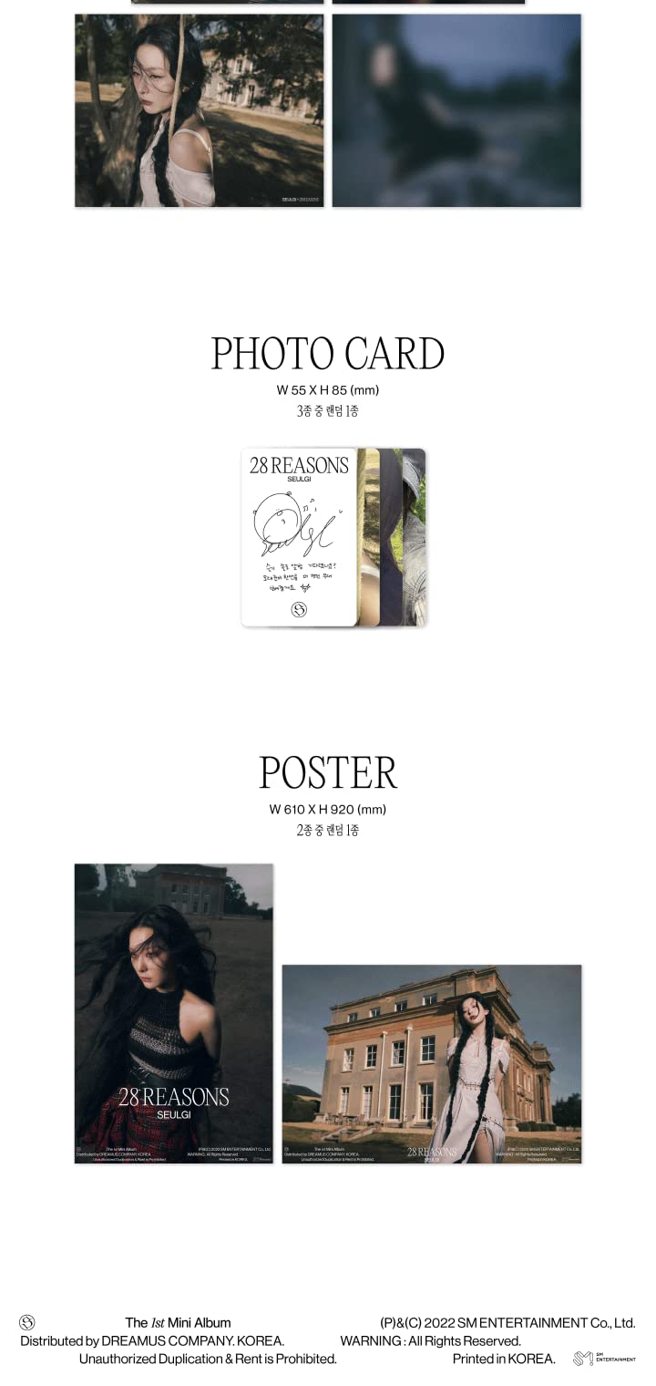 SEULGI 28Reasons photobook ver.直筆サイン入り RED VELVET SEULGI