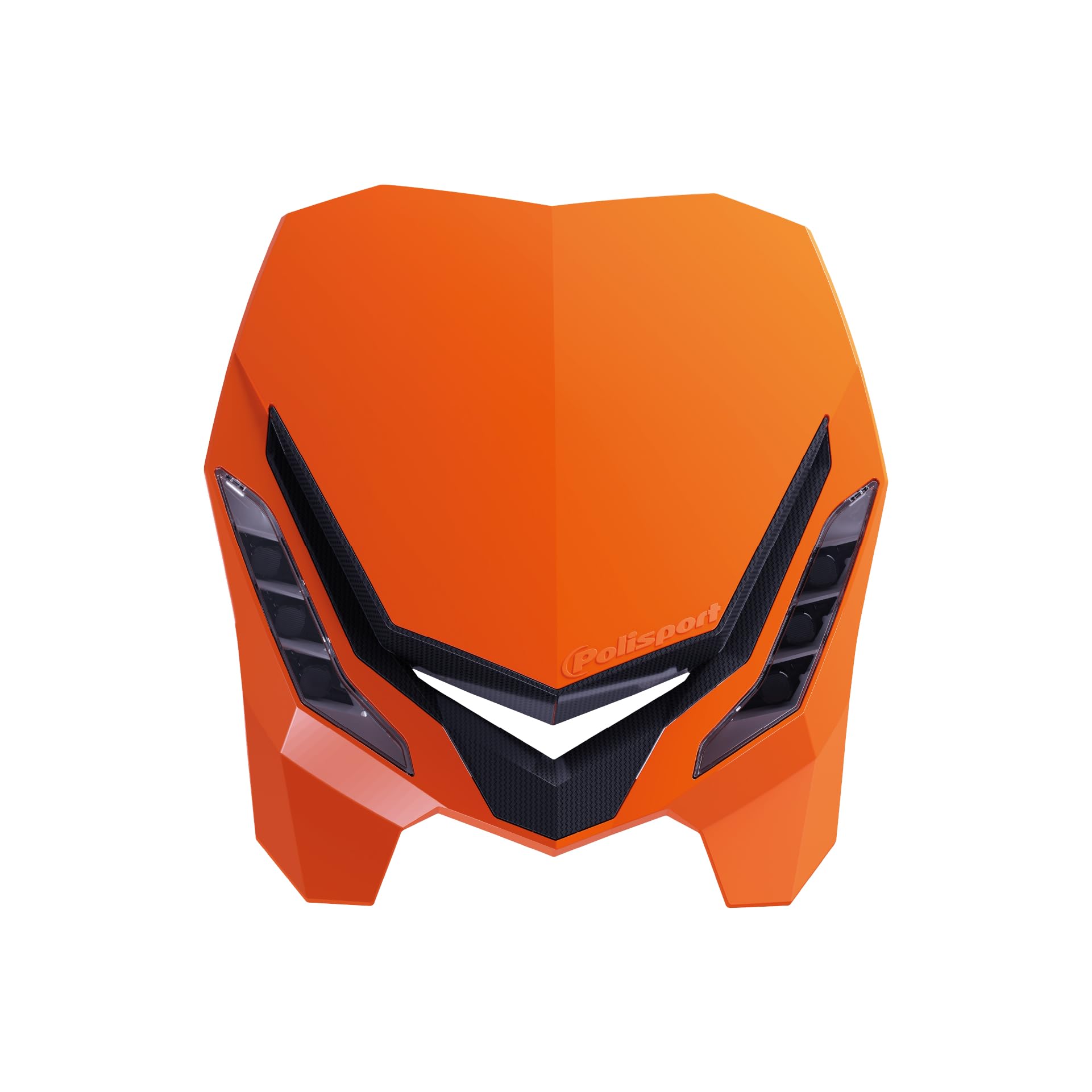 Phare e-blaze or/bk optique de moto orange et noir