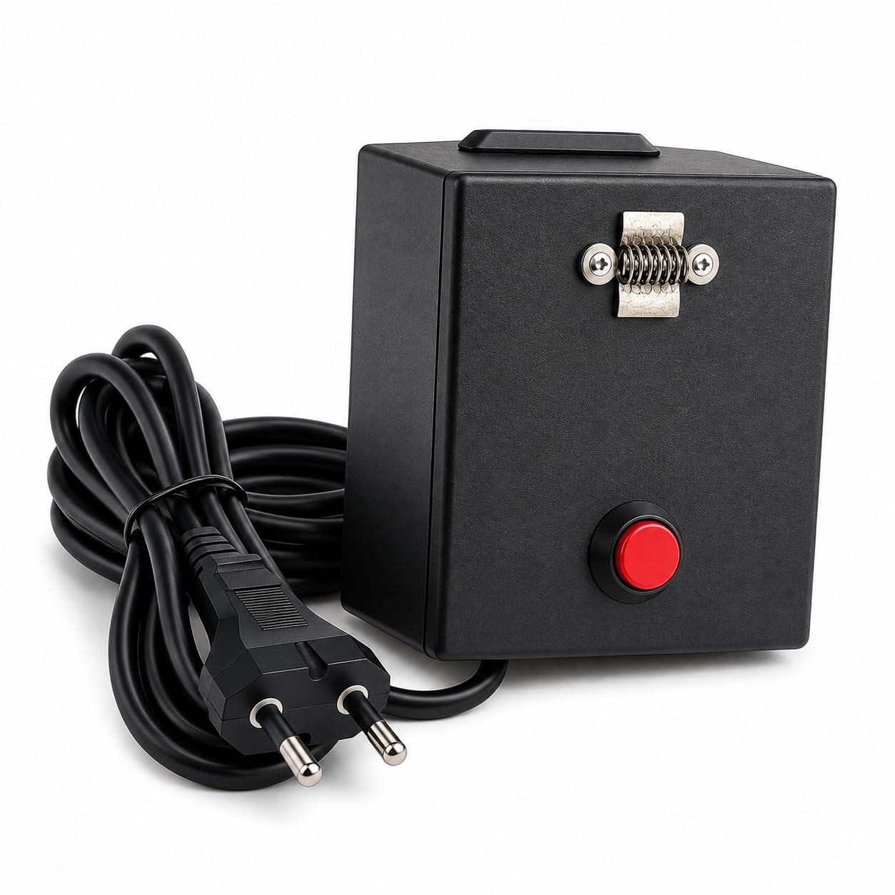 Commercial Electric Cigarette Lighter, AC Powered Push Button Heating Coil Lighter, 220-240V EU Plug, Indoor Outdoor Smoking Area Lighter, 2 Meter Cable, ABS Housing, 2A Output, Black-image-29