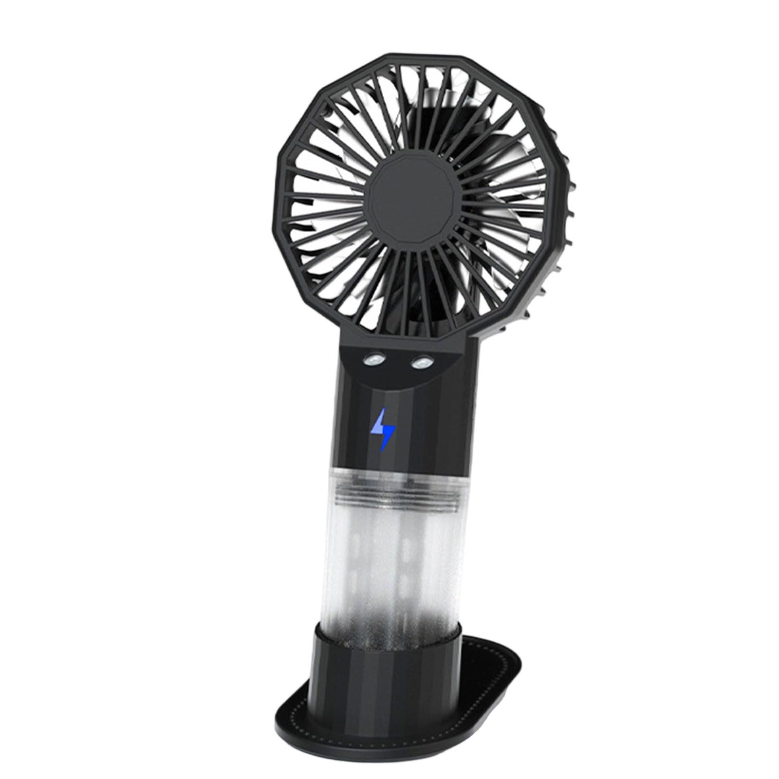 TAZIZI Handhel Cooling Fan 1200mAh Desktop Small Handheld Small Desk Table Suitable for Camping Cooling Device