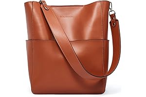 Bostanten Women's Premium Leather Shoulder Tote Handbag