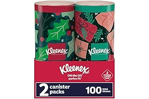 Kleenex Christmas Canister Facial Tissue