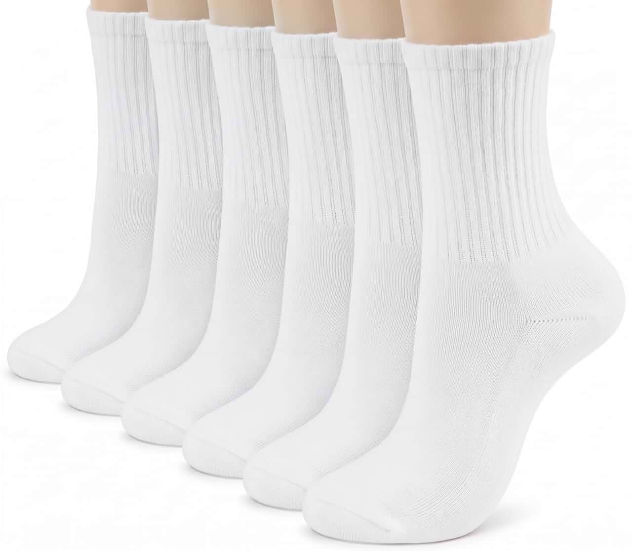 BomKinta Women Calf Socks Athletic Crew Sock | Casual, Cute, Soft, Cotton, Above Ankle, Gifts