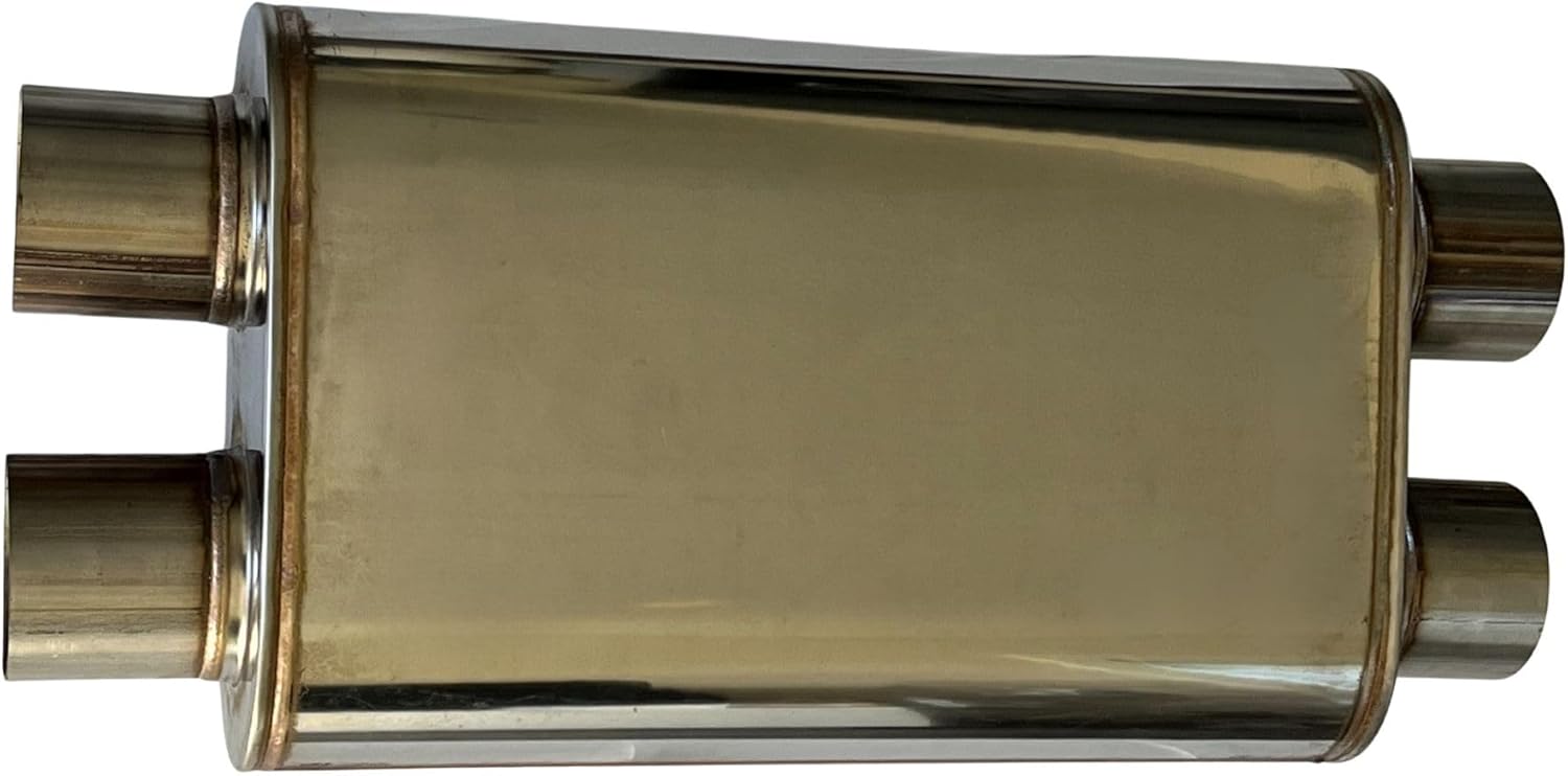 Performance Muffler 2.5" Dual 2.5" Dual Body Length 14" Crossover X SS