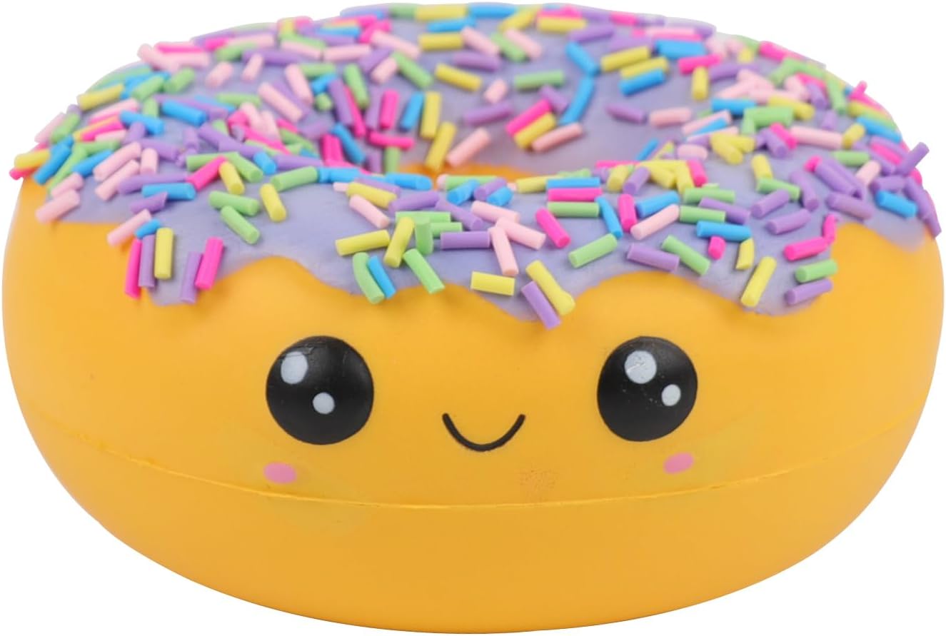 Anboor Dumplings Squishies Toys, Jumbo Slow Rising Kawaii Squeeze Dough Ball Steamed Bun Squishies,White