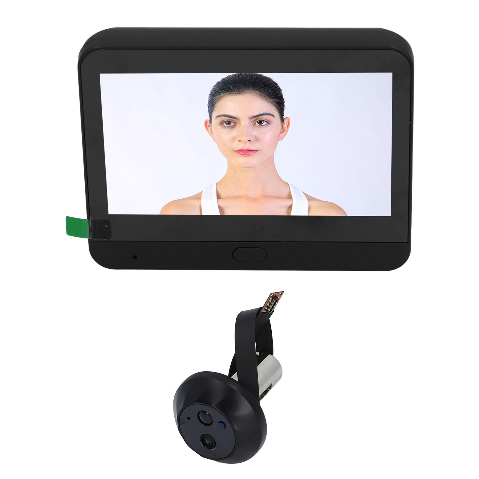 BuyWeek Spioncino Digitale, Spioncino Elettronico Wireless WiFi HD 1080P Telecamera Spioncino con Display da 4,3 Pollici e Visione Notturna IR e Rilevamento Movimento PIR e Grandangolo da 120°