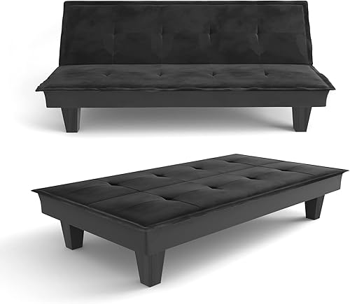 Miniatura 4 de QJing Sofá cama de 65 pulgadas convertible fácil montaje para sala de estar habitación de invitados oficina y apartamento pequeño 65 pulgadas de